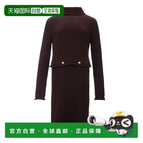 自营Bottega Veneta Viscose Casual Women's Dress - brown 美国