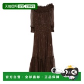 连衣裙 1h可退 RS261 女士 棕色乔其纱长款 香港直邮Self Portrait