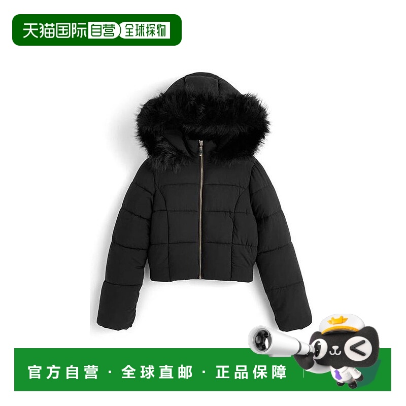 日本直邮GRL 2Way带帽毛领羽绒服中棉填充棉服ASK143