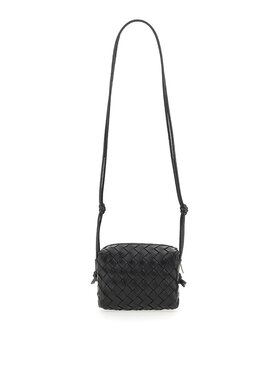 BOTTEGA VENETA 女士斜挎包 723547V1G118425 CO 黑色