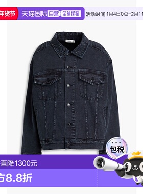 1h可退 香港直邮Simkhai 女士 Lambert 水晶装饰牛仔布夹克 62360