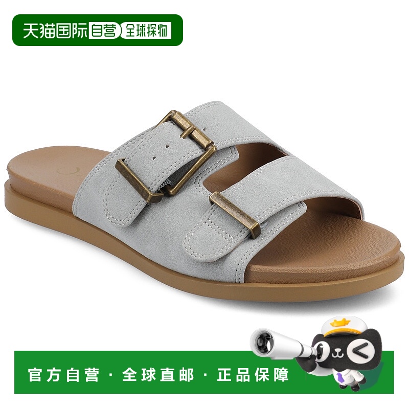 自营 journee collectionJournee 女士 Cosette 平底凉鞋 - 蓝色