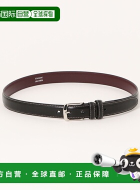 日本直邮TETE HOMME 男女通用意大利皮革细腰带皮带 8024004595