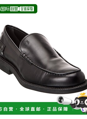 自营tod'sTOD的黑色皮乐福鞋 美国奥莱直发男鞋