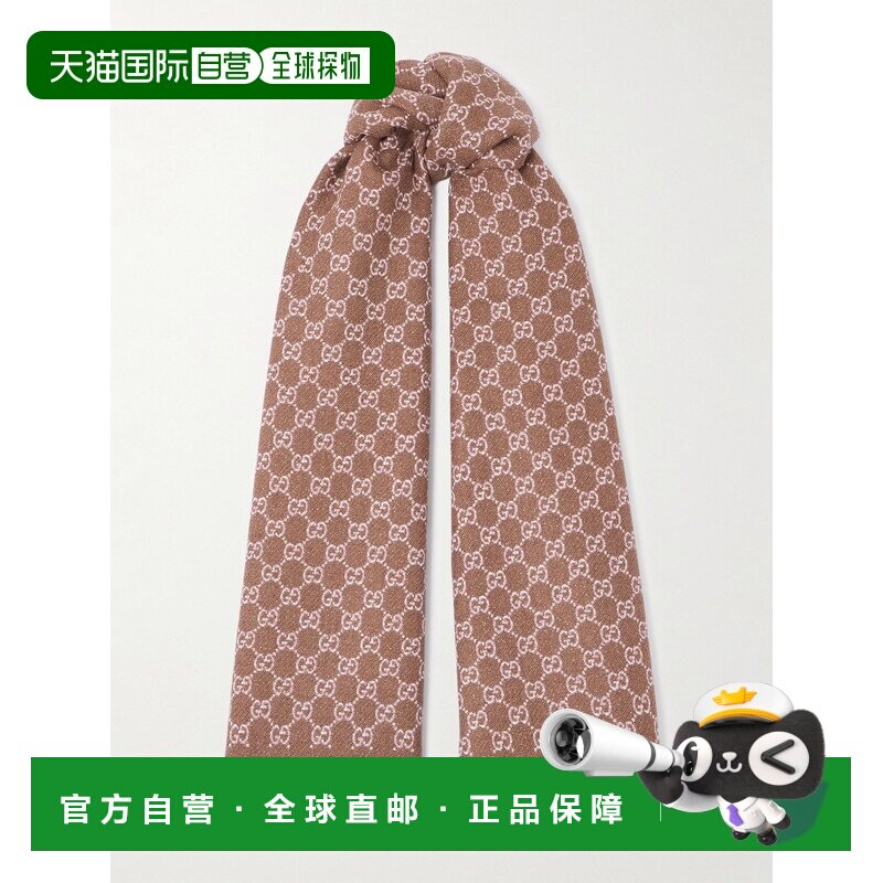 香港直邮Gucci 古驰 女士 GG羊毛围巾 8390353GAMQ配饰
