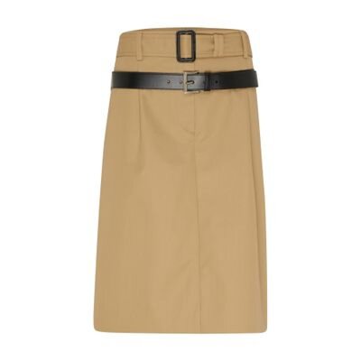 Prada/普拉达 双腰带中长裙