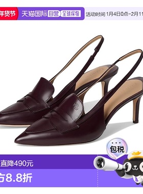 1h可退 香港直邮Lauren Ralph Lauren 女士 Khloe Loafers 皮质露