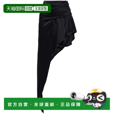 1h可退 香港直邮Alexander Wang 亚历山大 王 女士 不对称垂褶缎