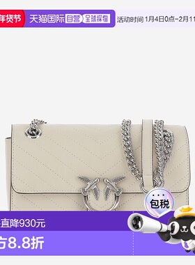 香港直邮PINKO 女士单肩包 106173A2JCZ14E AW2025 白色 Bag  Mad