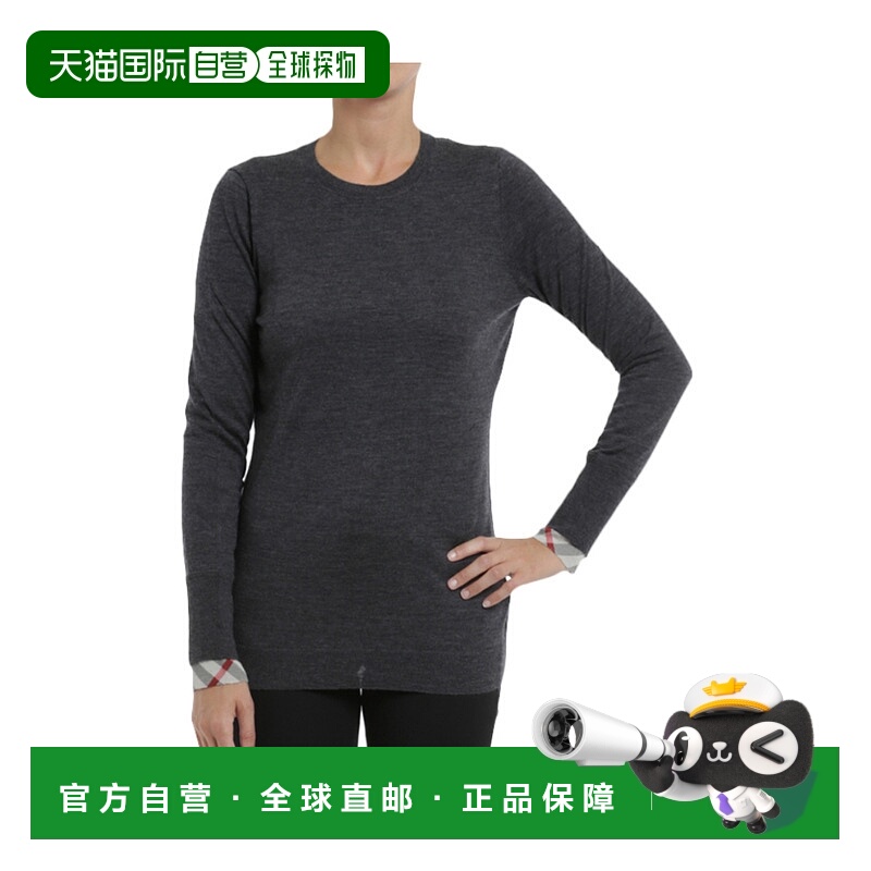 1h可退 香港直邮BURBERRY 女士针织毛衣 39590591长袖通勤针织衫