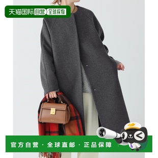 Span 女装 160s双层织造 柔软 1h可退 无领大衣 日本直邮Spick