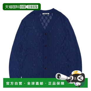 WAVE NECK 韩国直邮VIVASTUDIO BLUE 开衫 CARDIGAN P0000 男士
