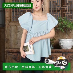 peplum上衣 女士大蝴蝶结泡泡袖 mt02393 日本直邮moment 1h可退