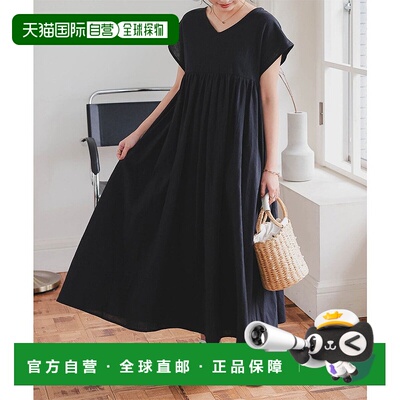 日本直邮KOBE LETTUCE 长款蓬松连衣裙 法式袖 [E1892] KO5653EW0