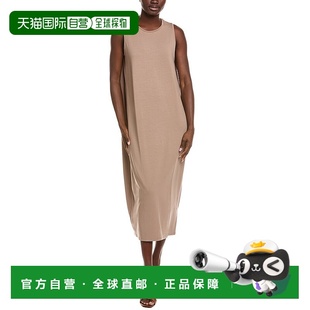 棕色 费舍尔椭圆形连衣裙 美国奥莱直发 fisher艾琳 自营eileen