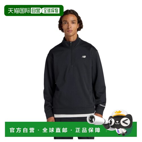 日本直邮New Balance Brushed Double Knit Quarter Zip Pullover