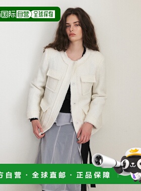 韩国直邮ETMON 女士运动茄克/外套JK130TFF02 CutOff Pocket Twee