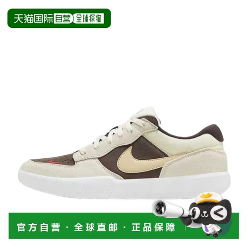 日本直邮Nike SB Force 58 低帮 生活休闲鞋 男女同款 棕色