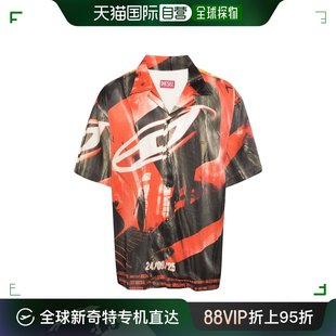 男士 香港直邮潮奢 迪赛 A146100NKAI Diesel 图案印花衬衫