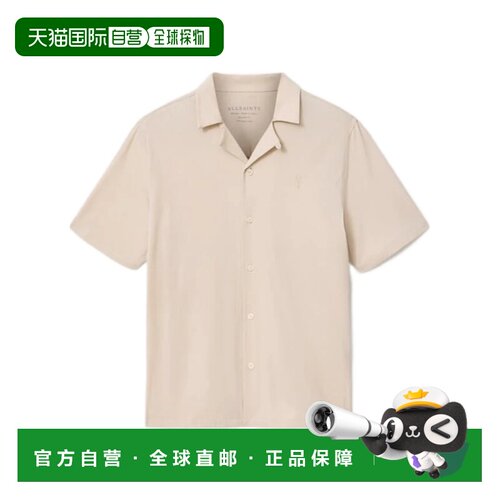 香港直邮ALL SAINTS 男士衬衫 M081SABIRCHWHITE AW2026 花色短袖