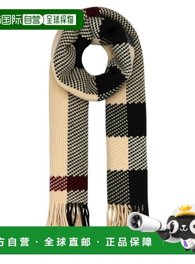 香港直邮BURBERRY 女士围巾  8079240A1450-12 AW2023乳白色配饰