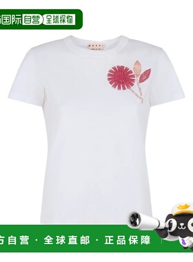 香港直邮MARNI 女士T恤 THJE0375S0UTC4460AW01 AW2025 白色