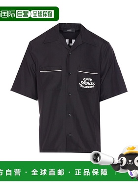 1h可退 香港直邮AMIRI 男士衬衫 STCA1194BLACK AW2025 黑色