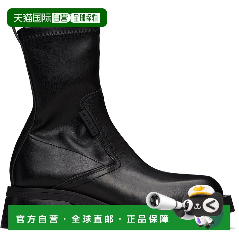 香港直邮潮奢 miista 女士 黑色 New Oliana 踝靴 E83858