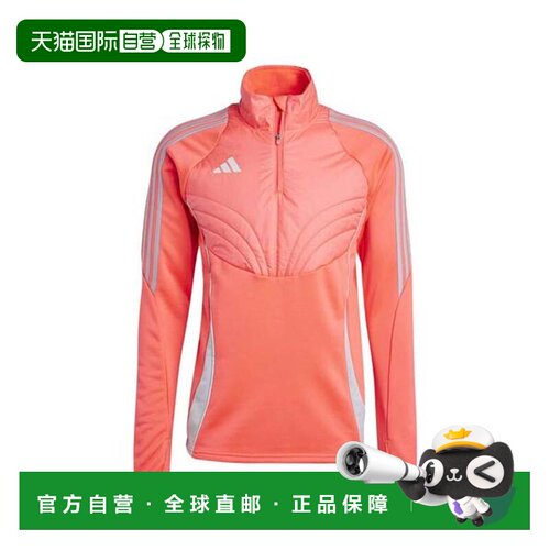 日本直邮adidas TIRO 24 WINTERIZED TOP 红色/黑色