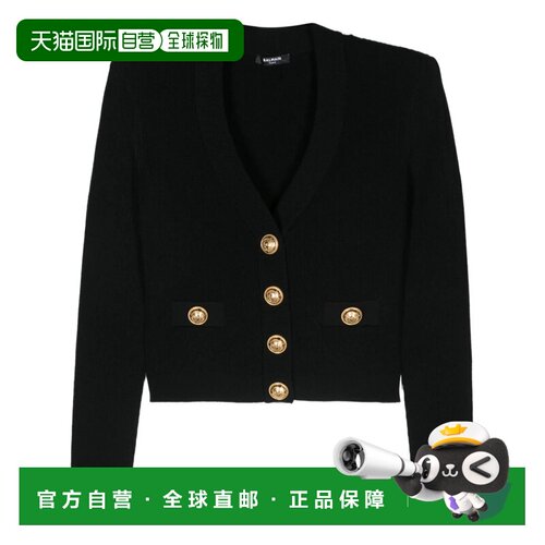 香港直邮BALMAIN 女士针织衫 CF1KL007KB070PA SS20支付后1h可退