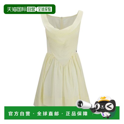 自营Vivienne Westwood Cotton Casual Women's Dress - bicolor