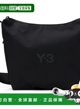 1h可退 香港直邮潮奢 Y-3 男士 黑色小号 X Body 斜挎包 JW6216