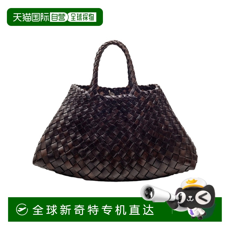 1h可退 香港直邮潮奢 DRAGON DIFFUSION 女士 8893DK 棕色托特包
