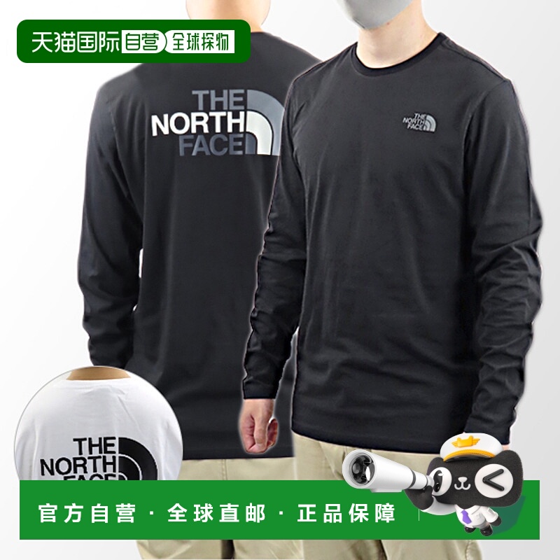 日本直邮 The North Face ML/S EASY TEE NF0A2TX1 KZ2 TNF锌灰色