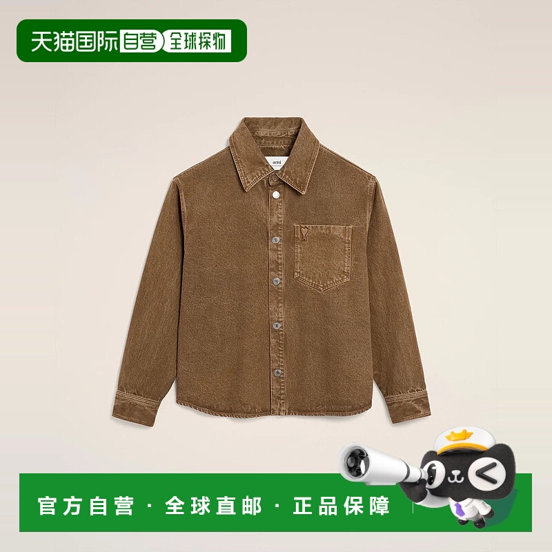 欧洲直邮AMI PARIS 25秋冬 UJK788.DE0112.216 女士 长袖衬衫外套