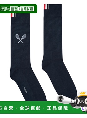香港直邮THOM BROWNE 男士袜子 MAS215AY3022415 SS2026 黑色