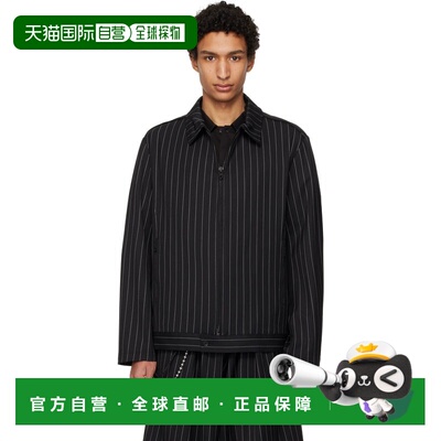 香港直邮潮奢 Y-3 男士 黑色 Refined Wool UT 夹克 KG6002