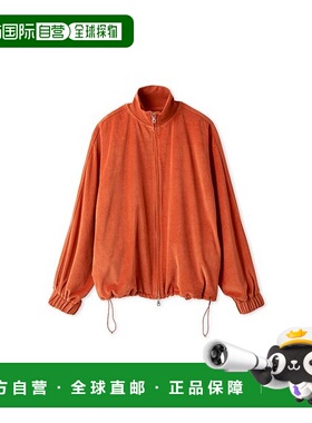 1h可退 日本直邮styling 女士百搭拉链灯芯绒短外套 16WCJ254016