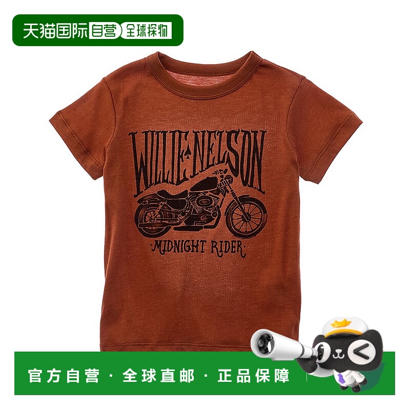 自营Chaser Willie Nelson Midnight Rider T-Shirt - brown 美国