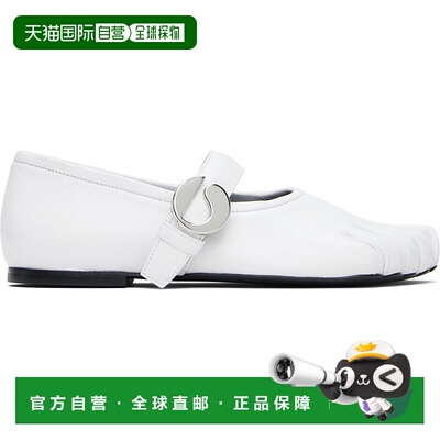 香港直邮Coperni 女士 白色 Five-Toe Belt 芭蕾鞋 COPSH73F6016