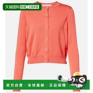 真丝棉质针织开衫 香港直邮CAROLINA 短款 女士 HERRERA