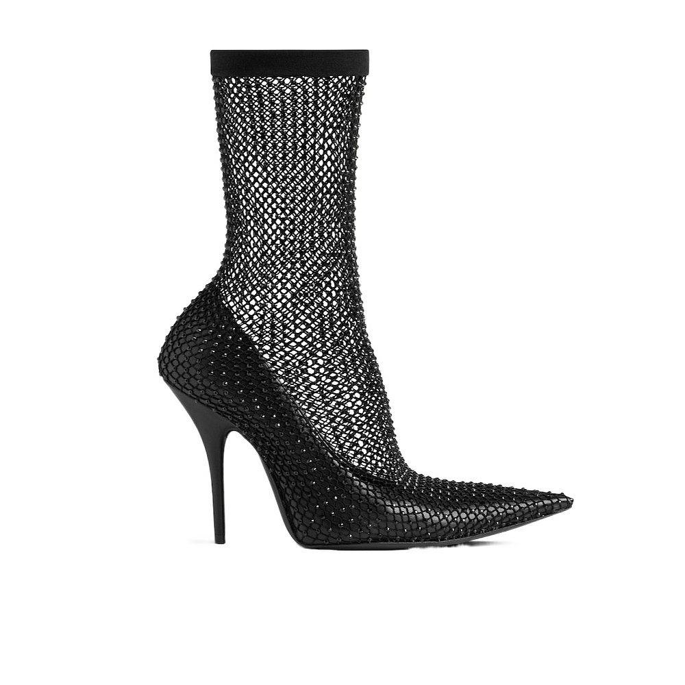 BALENCIAGA 女士高跟鞋 820438WB7E21010 SS2025 黑色