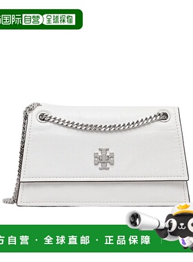 香港直邮TORY BURCH 女士斜挎包 176642100 CO 白色 Turnlock Sho
