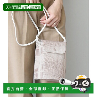 1h可退 日本直邮sankyo shokai 女士 Himalaya鳄鱼纹 皮质迷你斜