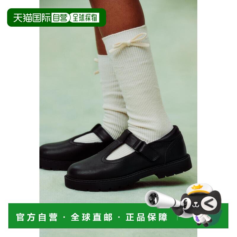 日本直邮ZaraT字带皮革鞋