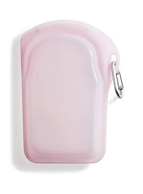Stasher 硅胶食物保存袋 粉色STGOAM37