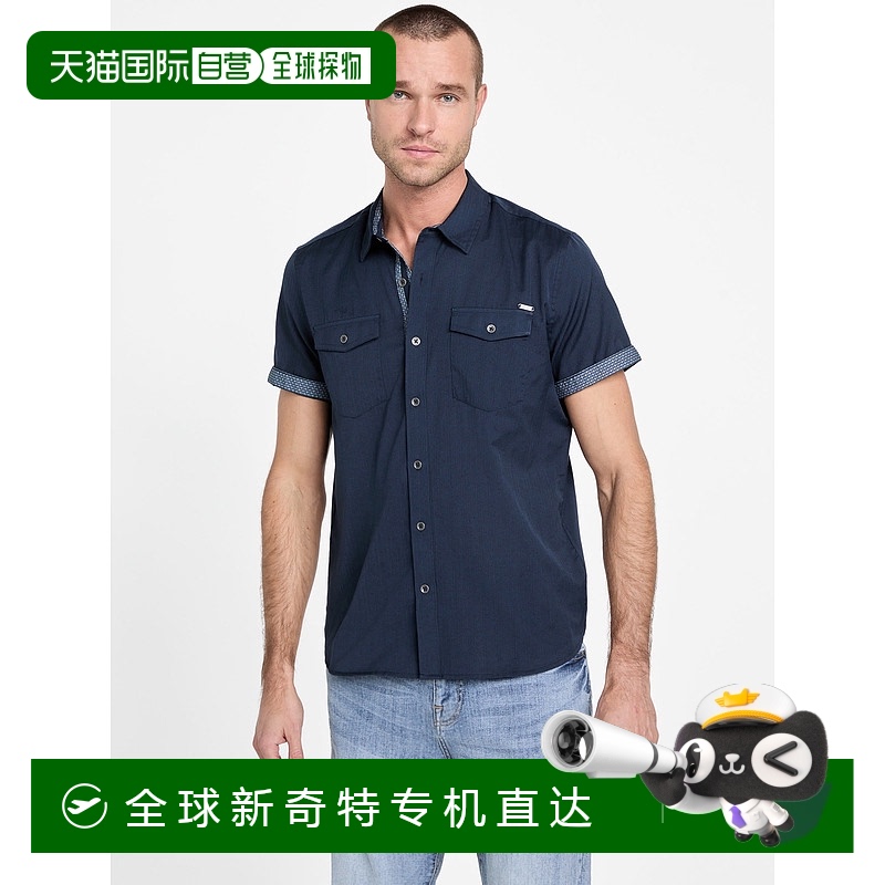 自营 guess安迪口袋衬衫-大胆的海洋 【美国奥莱】直发