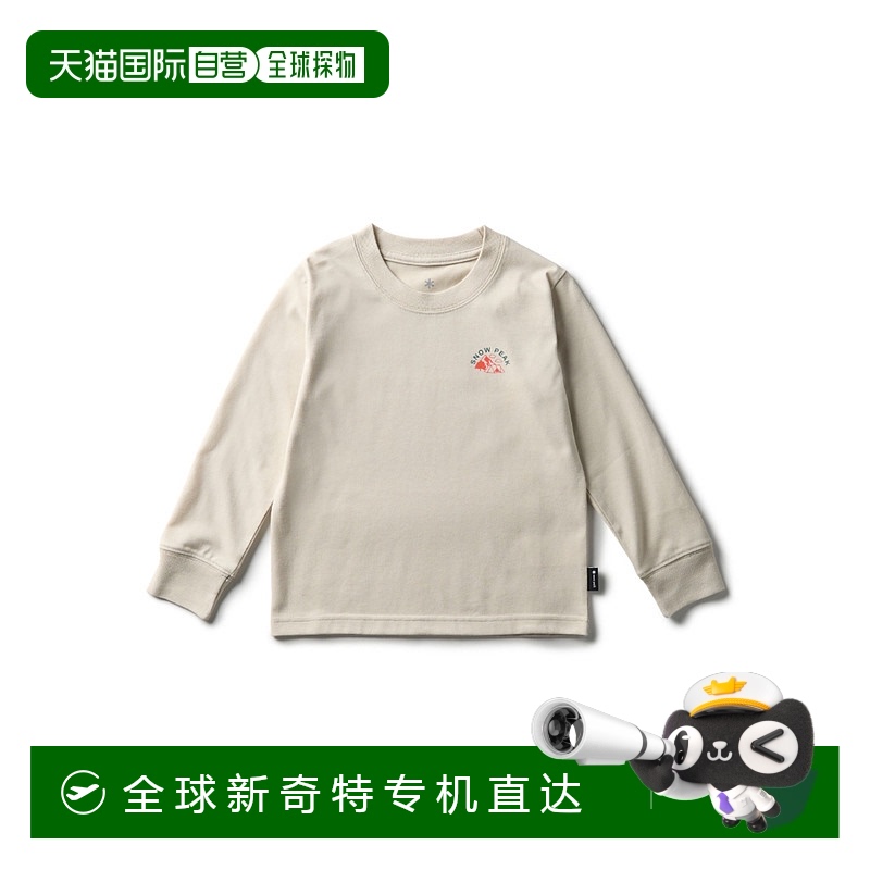 1h可退 日本直邮Snow Peak 儿童长袖T恤 亲自然设计 舒适休闲Camp