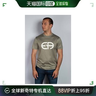 ARMANI 绿色男士 T恤 0606 香港直邮EMPORIO 8N1TF6 1JUVZ