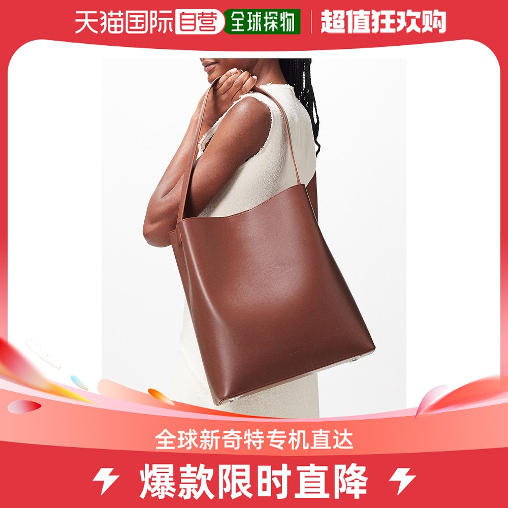 香港直邮潮奢 Aesther Ekme女士Sac leather tote bag单肩包